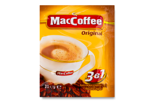Напиток кофейный растворимый 3в1 Original MacCoffee м/у 20г