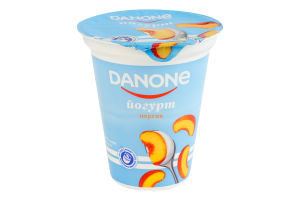 Йогурт 3.2% с наполнителем Персик Danone ст 260г
