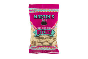 Martin's Bite Size Tortilla Chips White Corn