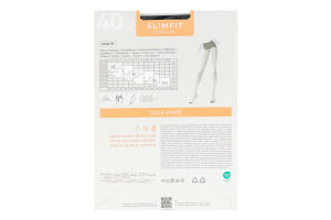 Колготки женские Conte elegant Slimfit 40den 4 nero