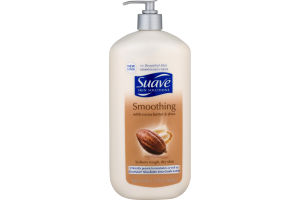 Suave Skin Solutions Body Lotion Smoothing With Cocoa Butter & Shea