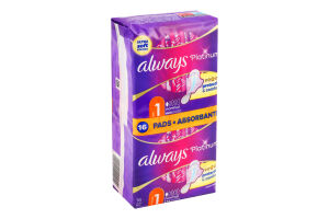 Прокладки гигиенические ароматизированные Normal Platinum Ultra Always 16шт