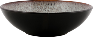 Тарілка супова Bolzano 630мл чорно-коричнева кераміка 18см Ardesтo