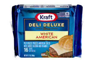 Kraft Deli Deluxe White American - 16 CT