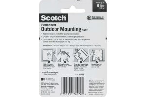 Scotch Permanent Outdoor Mounting Tape