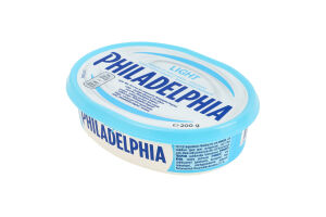 Сыр 37.5% мягкий пастеризованный Легкий Philadelphia п/у 0.2кг