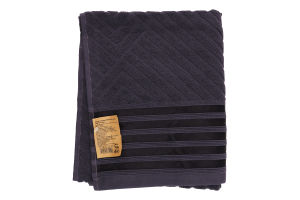 Рушник графітово-сірий махровий 50*90см 500г/м2 GM Textile