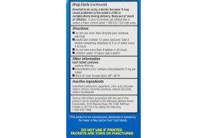 Smart Sense Effervescent Cold Relief Oringal Flavor - 36 CT