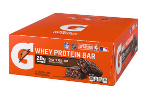 Gatorade Recover Whey Protein Bar Chocolate Chip - 12 CT