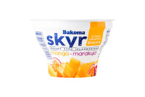 Йогурт Bakoma Скир з манго та маракуя