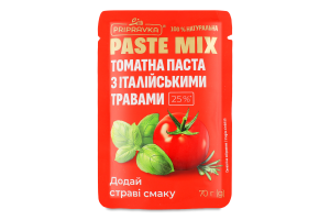 Паста томатная 25% с итальянскими травами Paste mix Pripravka д/п 70г