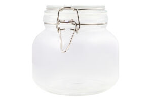 Банка д/зберігання 750мл скло з бугельним замком KYYW451
