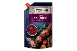 Соус томатный с пряностями пастеризованный Сацебели Торчин д/п 200г