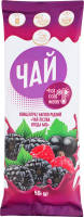 Концентрат напою Чай Лісова ягода Мікс Малина-Ожина-Смородина 50г стік Смакуйте