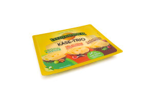 Сир напівтвердий Сирне Тріо 45% Леердаммер (12 шт) (Слайси 0,125 кг)