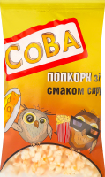 Попкорн зі смаком сиру Сова м/у 80г