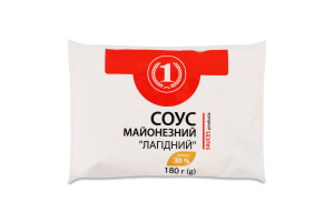 Соус майонезный 30% Нежный ТМ "1" м/у 180г