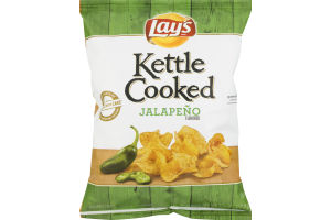 Lay's Kettle Cooked Potato Chips Jalapeno
