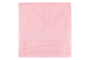 Рушник персиковий махровий з бордюром 70*140см 400г/м2 ГМ Текстайл