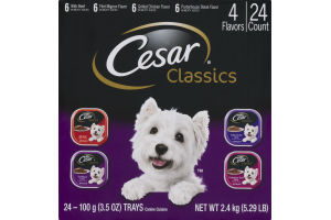 Cesar Classics Canine Cuisines Variety Pack - 24 CT