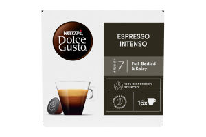 Кофе жареный молотый Espresso intenso Dolce gusto Nescafe к/у 16х7г