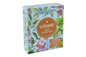 Чай травяной ассорти Мята Mint collection Lovare к/у 32х1.3г