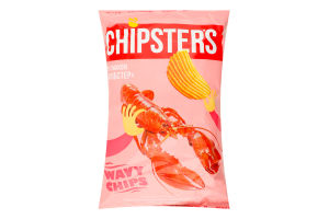 Чипси картопляні хвилясті з цукром та підсолоджувачем Лобстер Chipster's м/у 95г