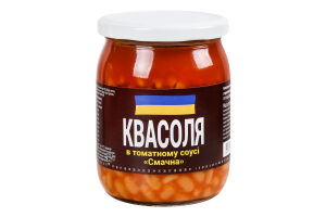 Фасоль в томатном соусе Вкусная Консерваторія с/б 480г