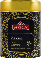 Чай черный байховый цейлонский листовой Ruhuna Hyson ж/б 100г