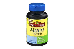 Nature Made Multi For Him Dietary Softgels Original Formula - 60 CT