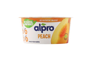 Продукт соєвий ферментований Peach Alpro ст 150г