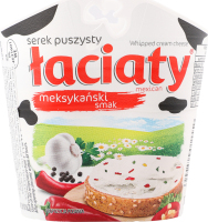 Крем-сир збитий Мексиканський смак 58% 150г стакан Laciaty