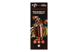 Пастила Яблоко-йогурт с клубникой Карпатская Ogo к/у 30г