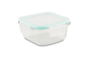 Контейнер д/зберігання 370мл скло з кришкою