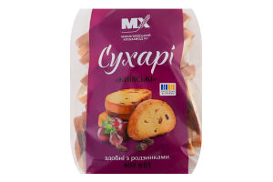Сухари сдобные с изюмом Киевские Формула смаку м/у 400г