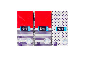 Серветки паперові носові гігієнічні 4-х шарові №1 Bella 6х9шт