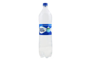 Вода питьевая сильногазированная природная BonAqua п/бут 1.5л