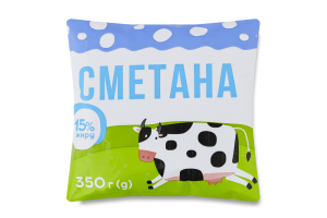 Сметана 15% ТОВ Альдіс Д м/у 350г