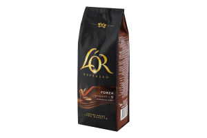 Кофе натуральный жареный в зернах Forza Espresso L'OR м/у 500г