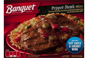 Banquet Pepper Steak Meal