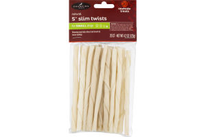 Champion Breed Natural 5" Slim Twists For Small Dogs - 20 CTRawhide Treats