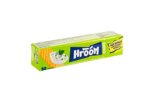 Чипси картопляні пластинки Сметана із зеленню Hroom к/у 50г