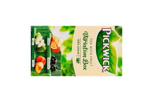 Чай черный ароматизированный с кусочками фруктов и ягод Variation Box Pickwick к/у 20х1.5г