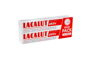 Паста зубна Aktiv Lacalut 2x75мл