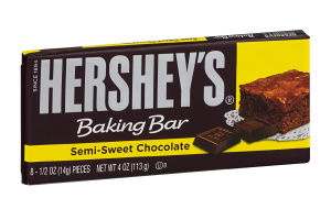 HERSHEY'S Baking Bar, Semi-Sweet Chocolate