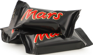 Батончик із нугою та карамеллю вкритий молочним шоколадом Minis Mars кг