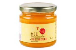 Мед Семерка 250 г Соняшниковий