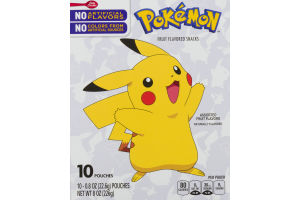 Betty Crocker Pokemon Fruit Flavored Snacks - 10 CT