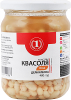 Квасоля делікатесна біла 480г скло ТМ "1"