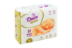Підгузки дитячі Elite Care 1 Newborn 2-5кг 23шт Dada
